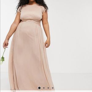 EVERYTHING MUST GO ✨ ASOS Curve Bridesmaids Ruched Dress